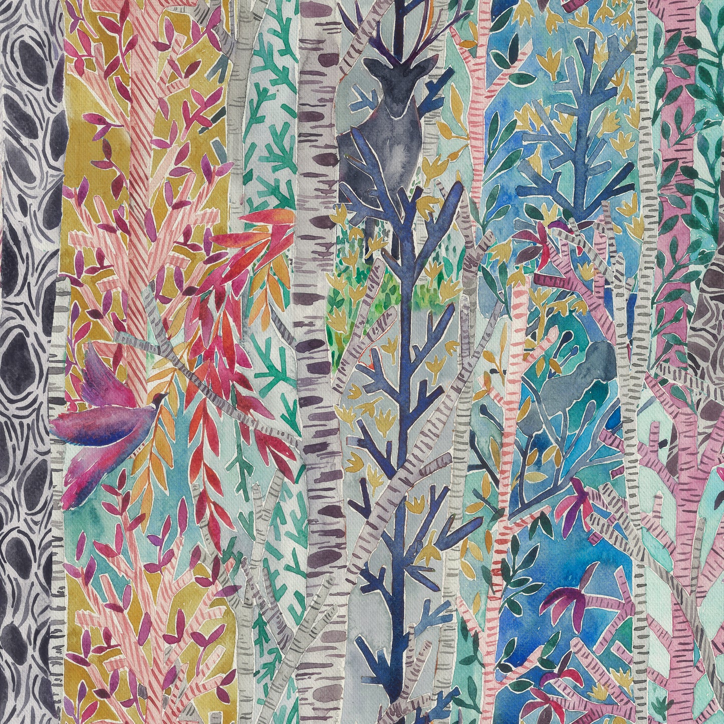 Whimsical Tale Fabric Sample - Dawn