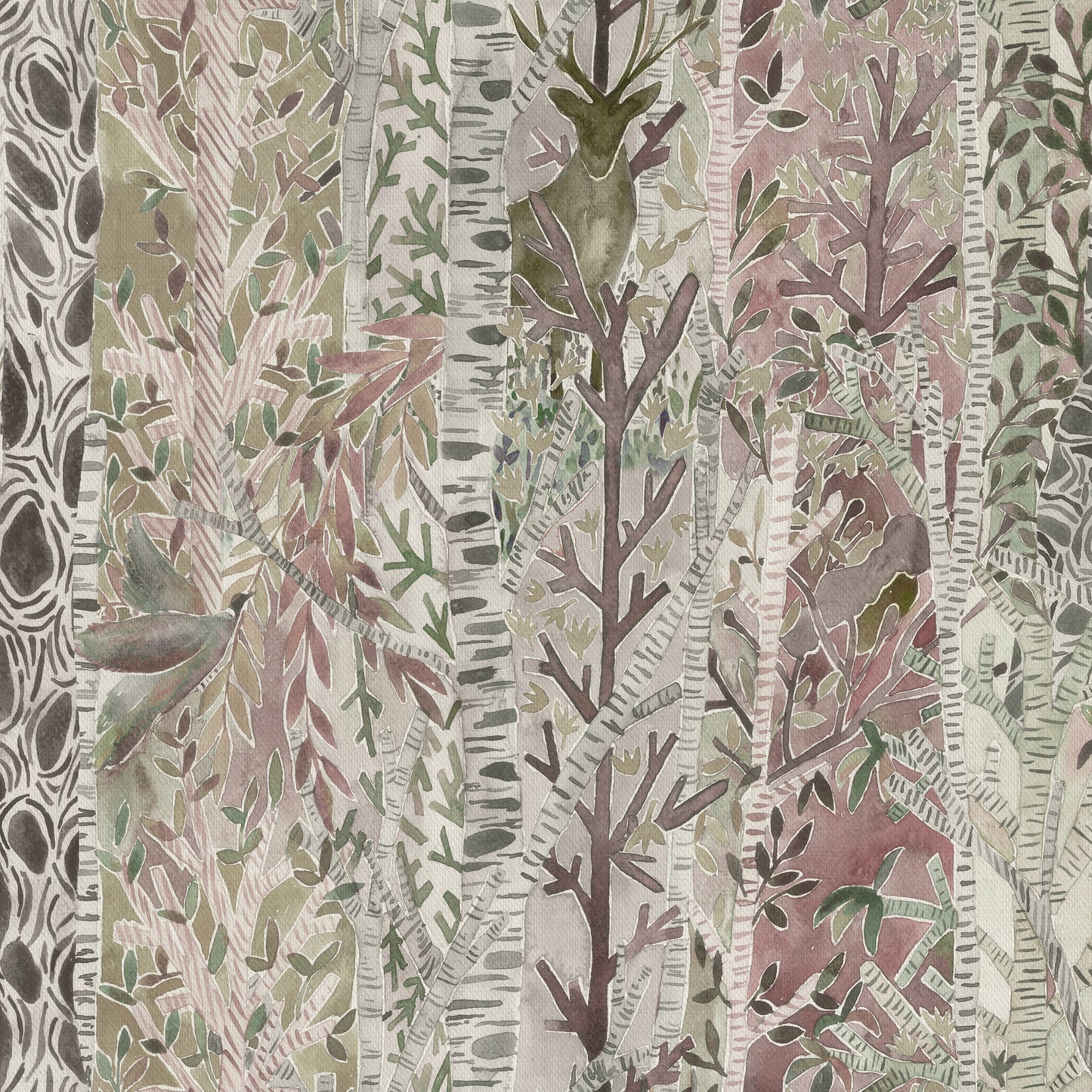 Whimsical Tale Fabric Sample - Willow