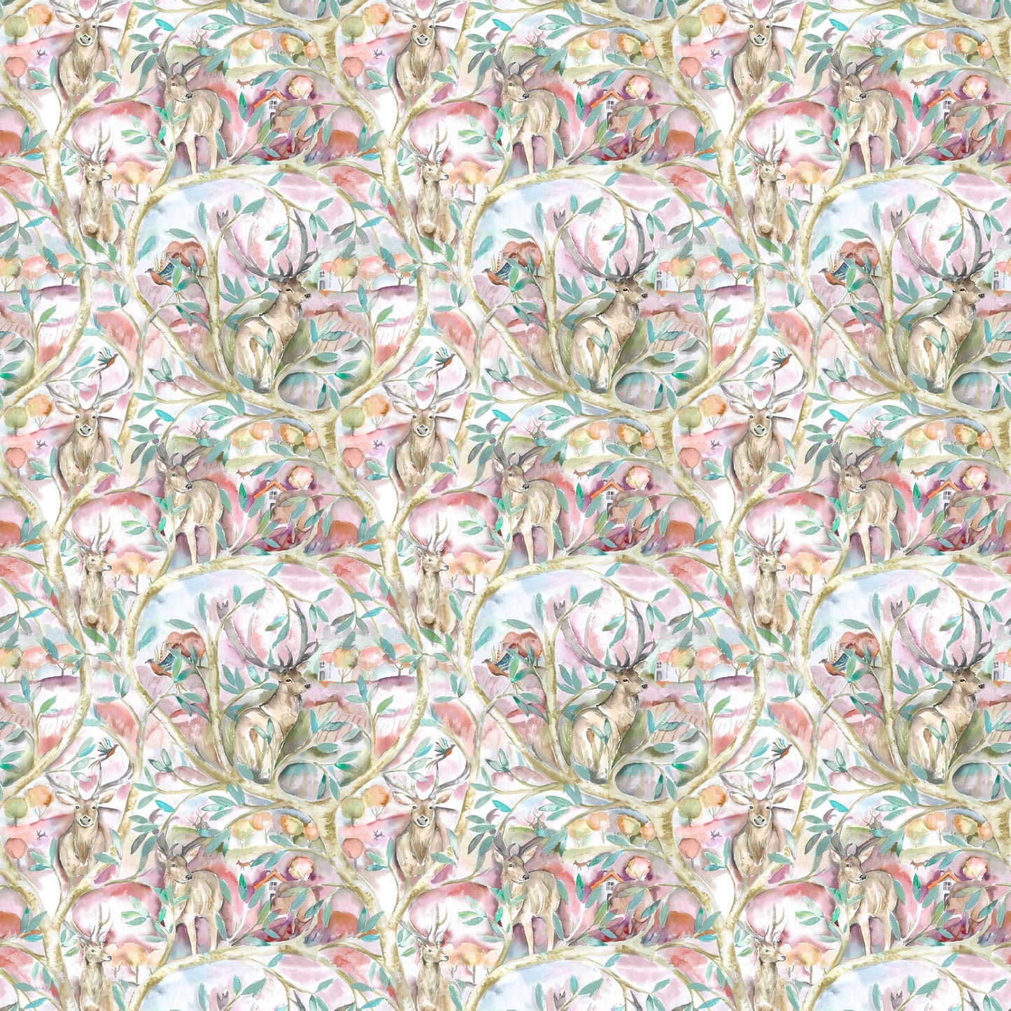 Winlater 145Cm Fiona Fabric Metre - Russett