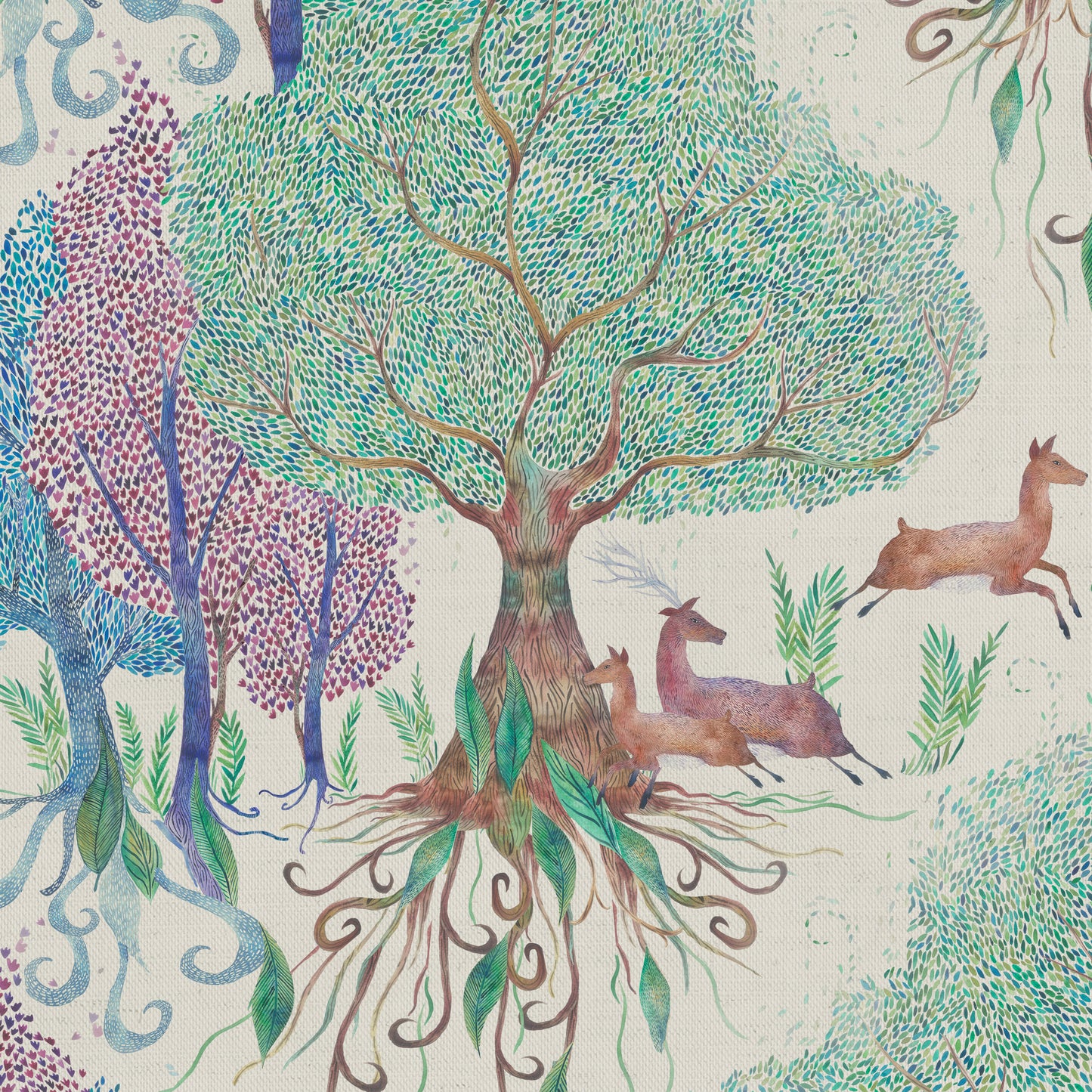 Willow Woods 140Cm Fabric Metre Dawn