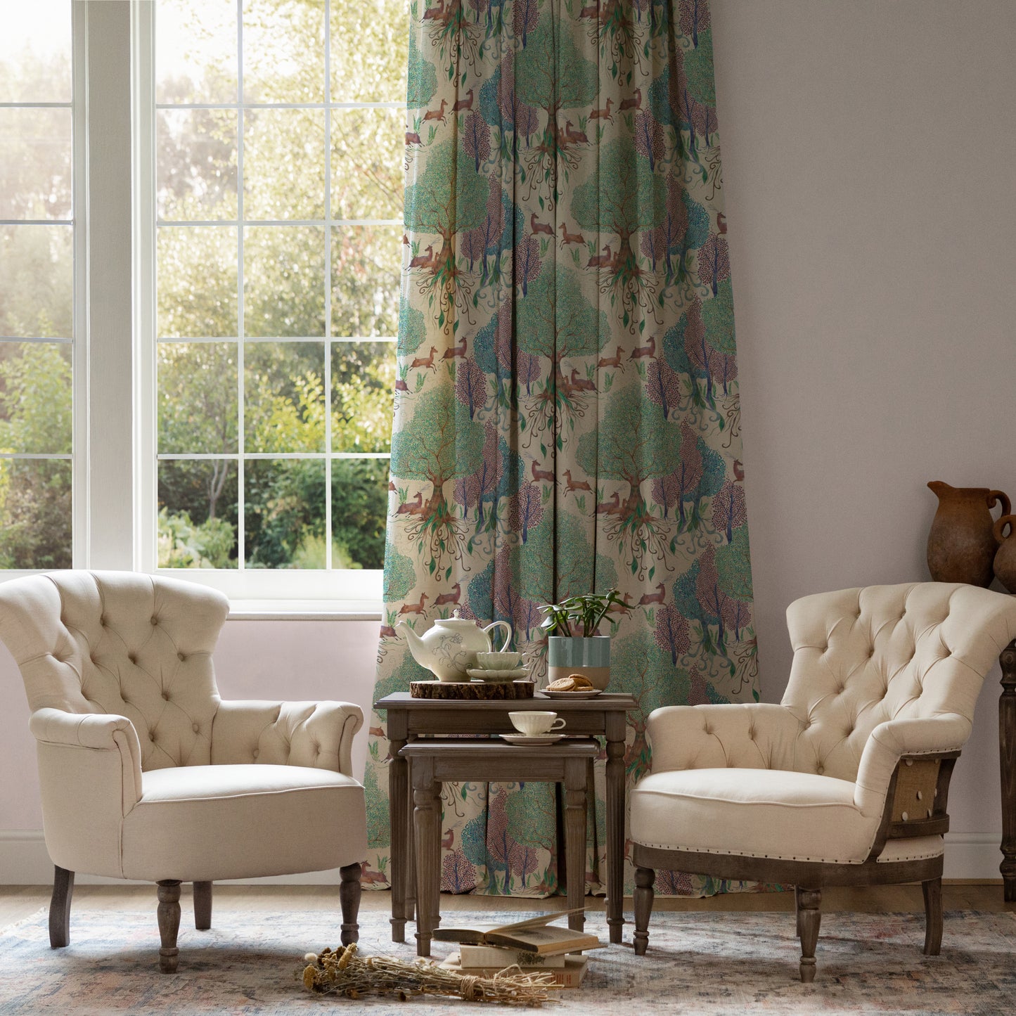 Willow Woods 140Cm Fabric Metre Dawn