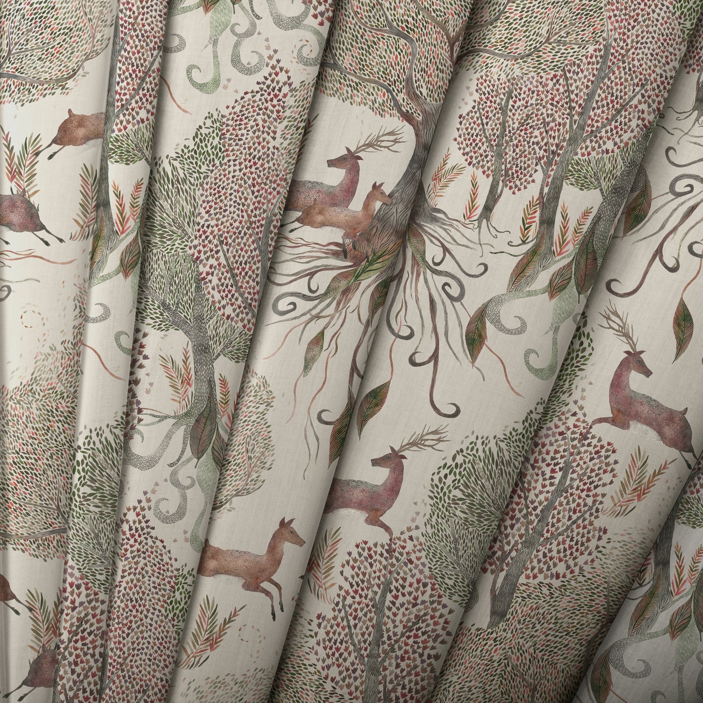 Willow Woods Fabric Sample - Stone