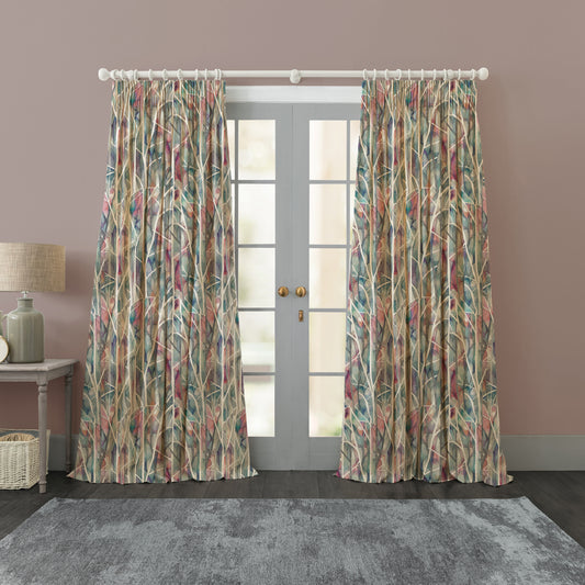 Woodbury 145Cm Fiona Fabric Metre - Pomegranate