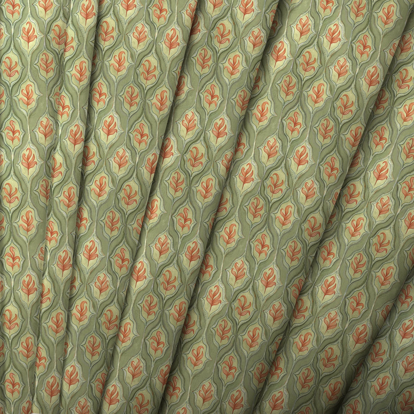 Zephyr 140M Fabric Metre Moss