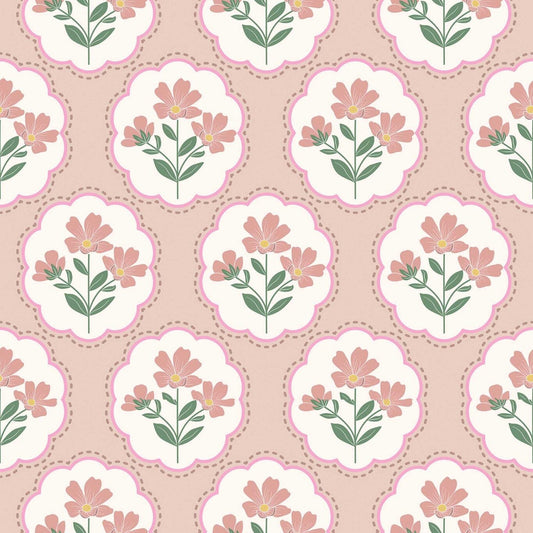 Elegant Dusty Rose Wallpaper